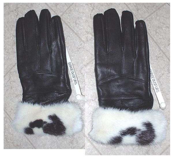 Picture of gloves with jaguar mink